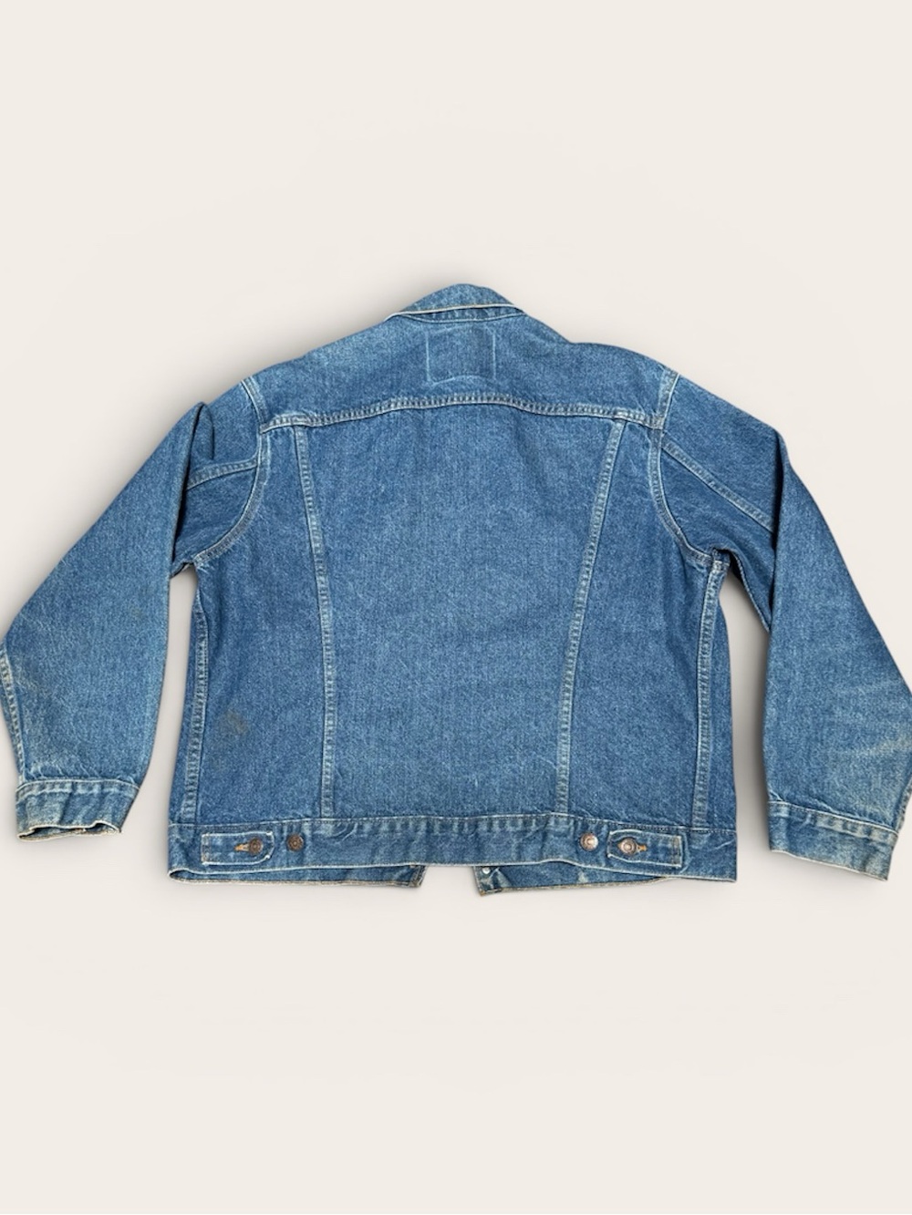 Levi’s 70506 Denim Trucker Jacket USA Made Medium Wash Size 44( vintage ) - Picture 3 of 11